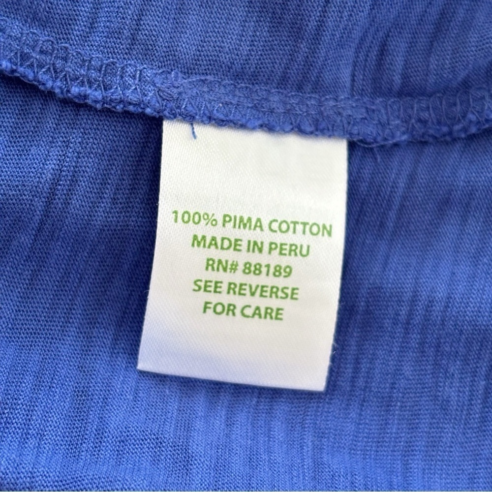 Lilly Pulitzer Cassie Blue Boat Neck T Shirt Dress XS Summer Classic - Picture 6 of 8